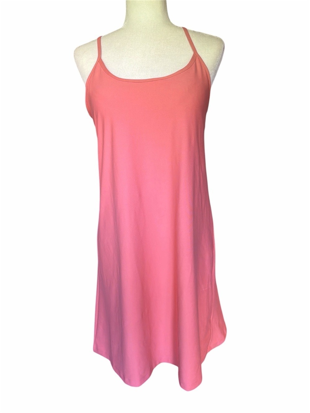 Old Navy Pink Coral Slip Dress with Spaghetti Straps - Picture 9 of 9